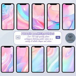 glossy abstract phone wallpapers,minimal bright design